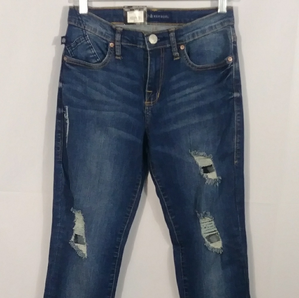 NWT Rock & 🎉SOLD🎉 skinny jeans women size 8M - Picture 3 of 8